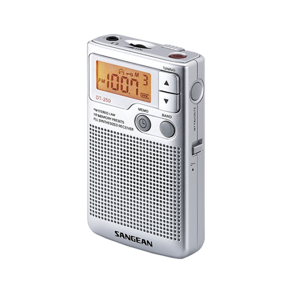 DT-250 휴대용 디지털 라디오 측면