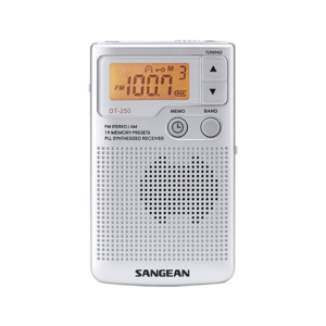 DT-250 디지털 휴대용 라디오 정면